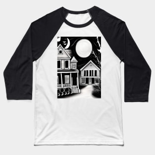 HALLOWEEN HOUSE Baseball T-Shirt